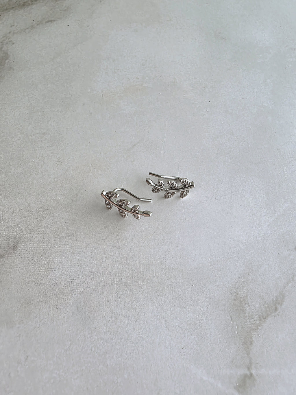 14K gold-plated leaf vine earrings for everyday wear and gifting.