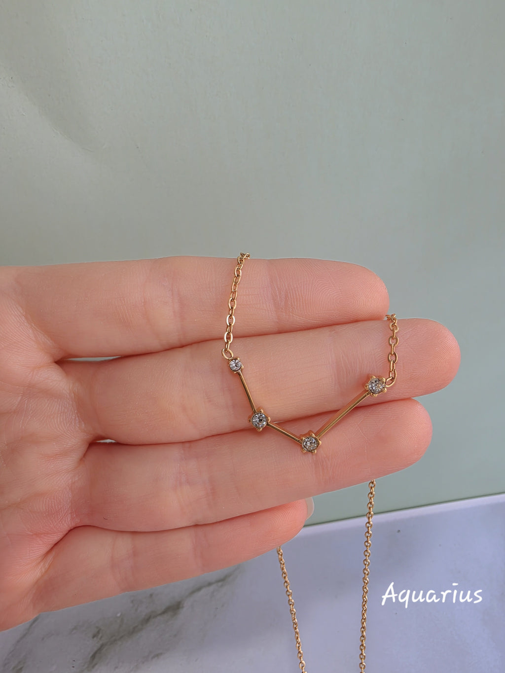 Celestial constellation pendant necklace for women.