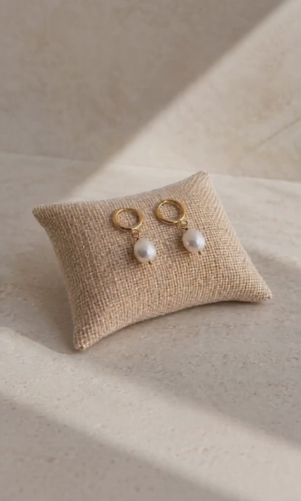 Baroque Real Pearl Drop Earrings 14K Gold Plated Non Tarnish Pearl Hoop Earrings Dainty Bridal Jewelry Gift for Her
