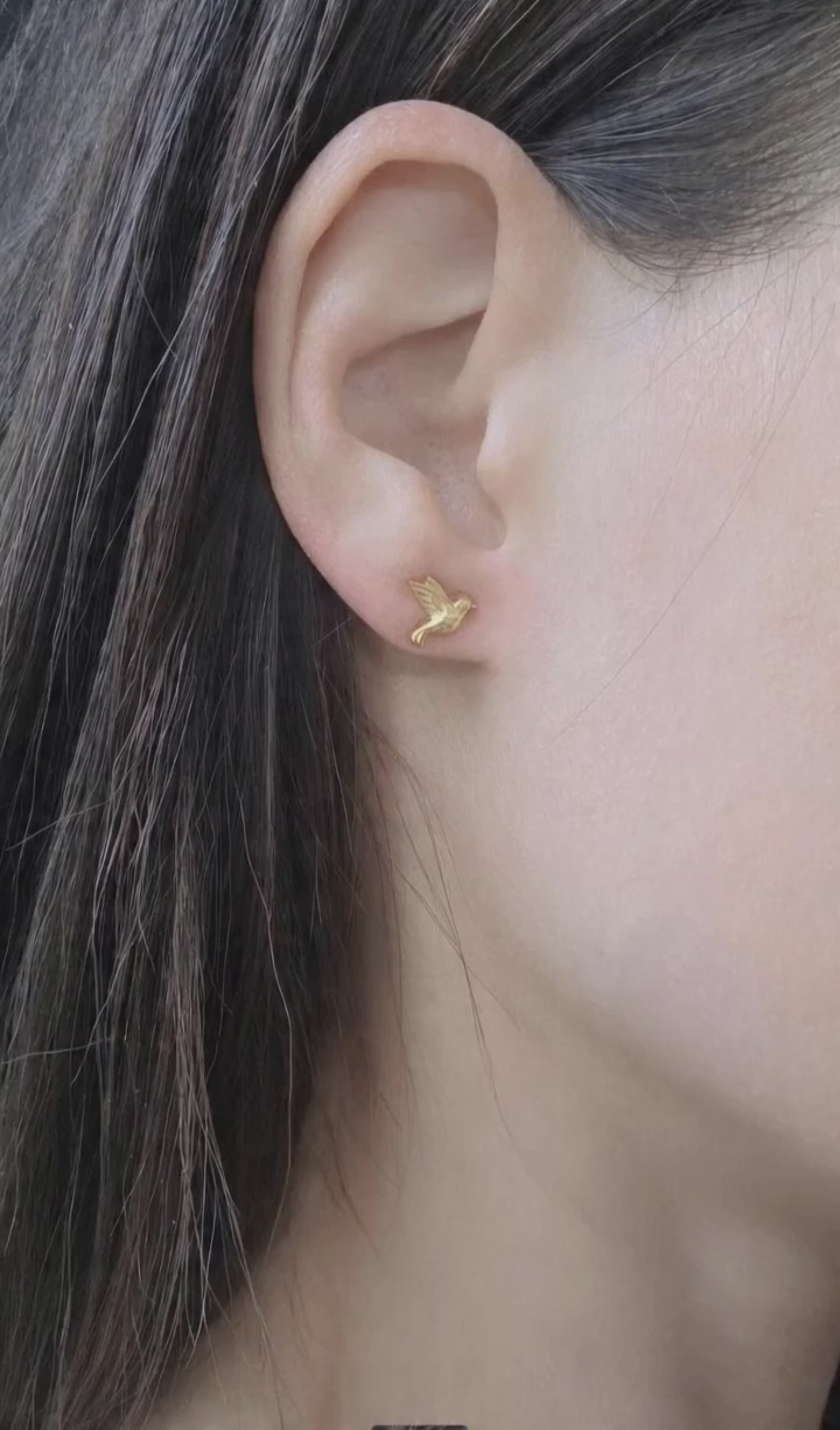 Elegant bird earrings perfect for everyday outfits.